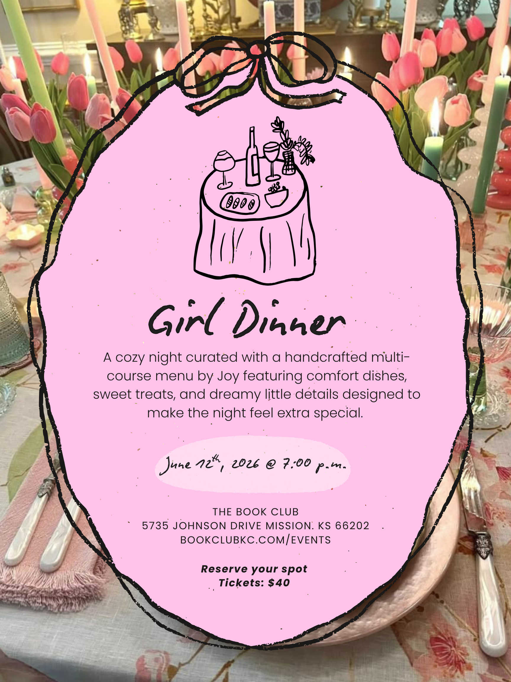 Girl Dinner Experience by Joy