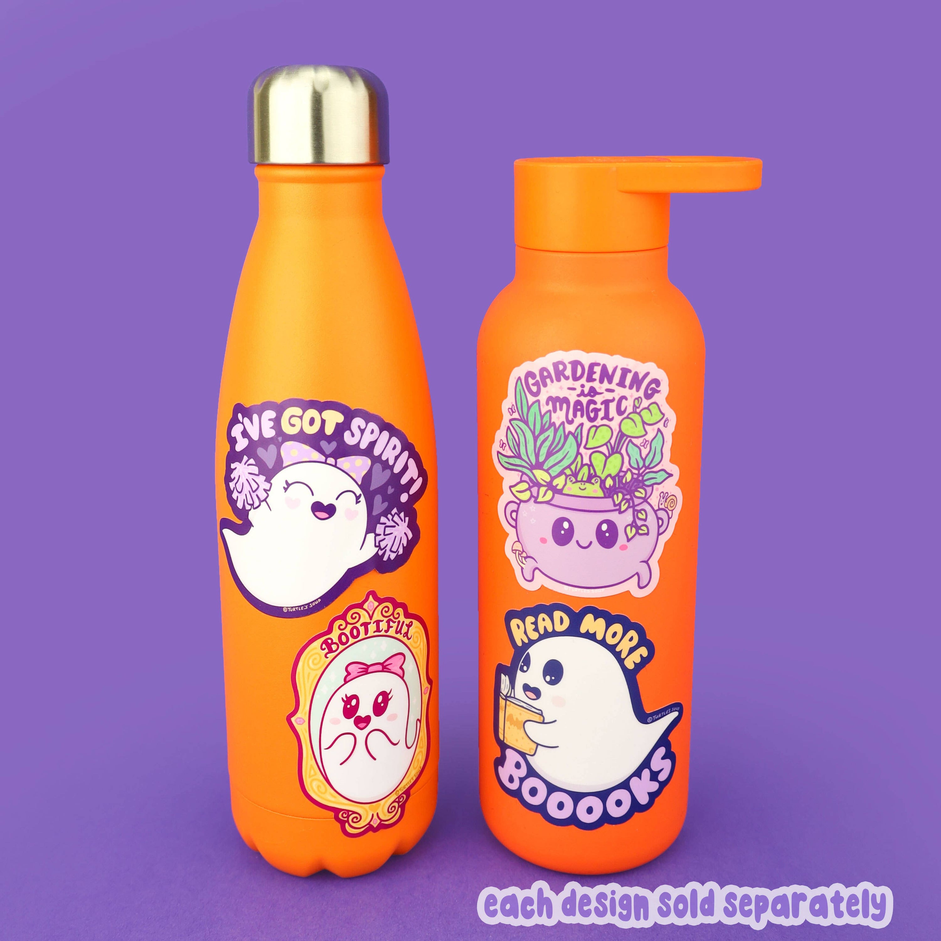 Read More Books Spooky Ghost Sticker