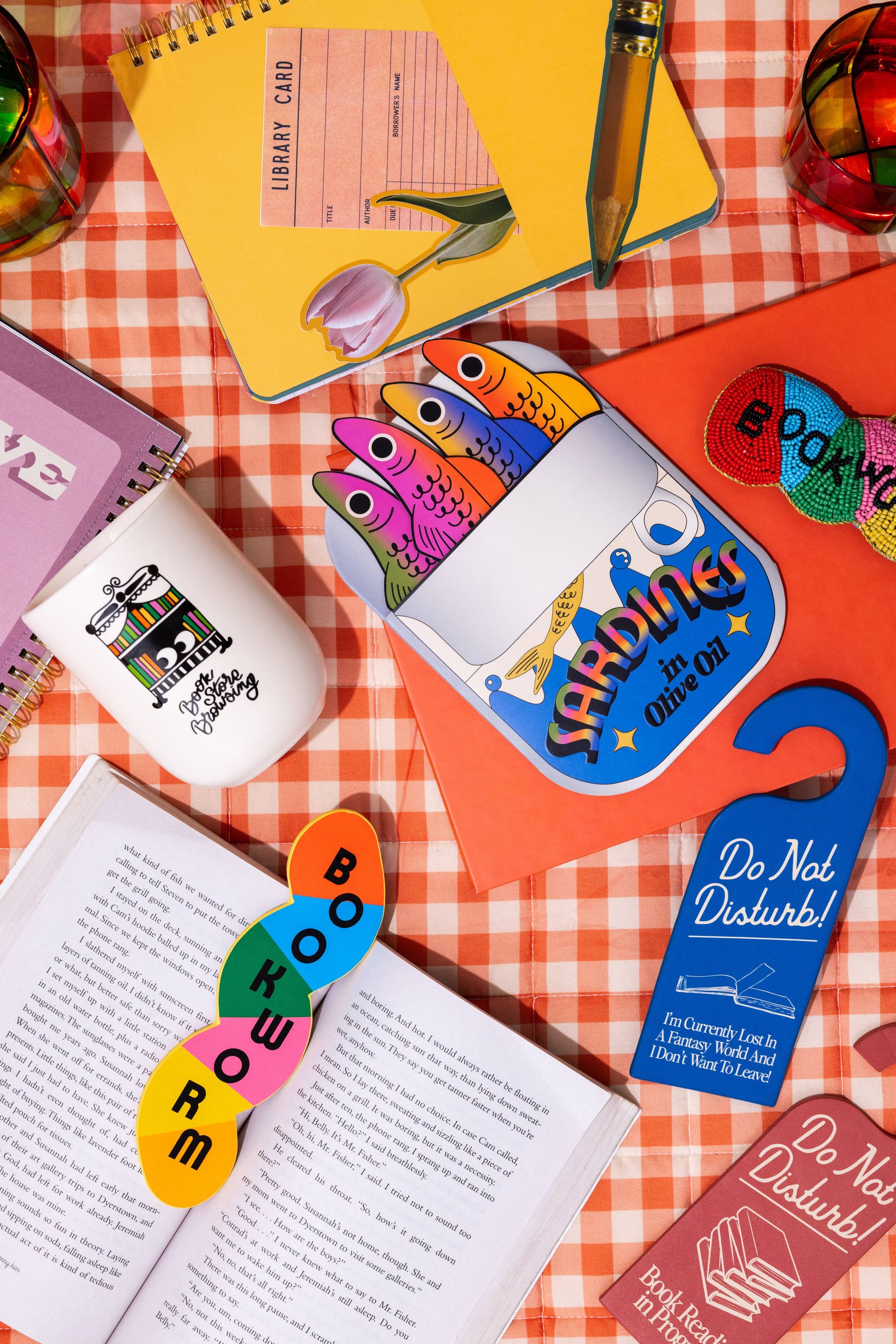 Bookmark Set, Sardines in a Can