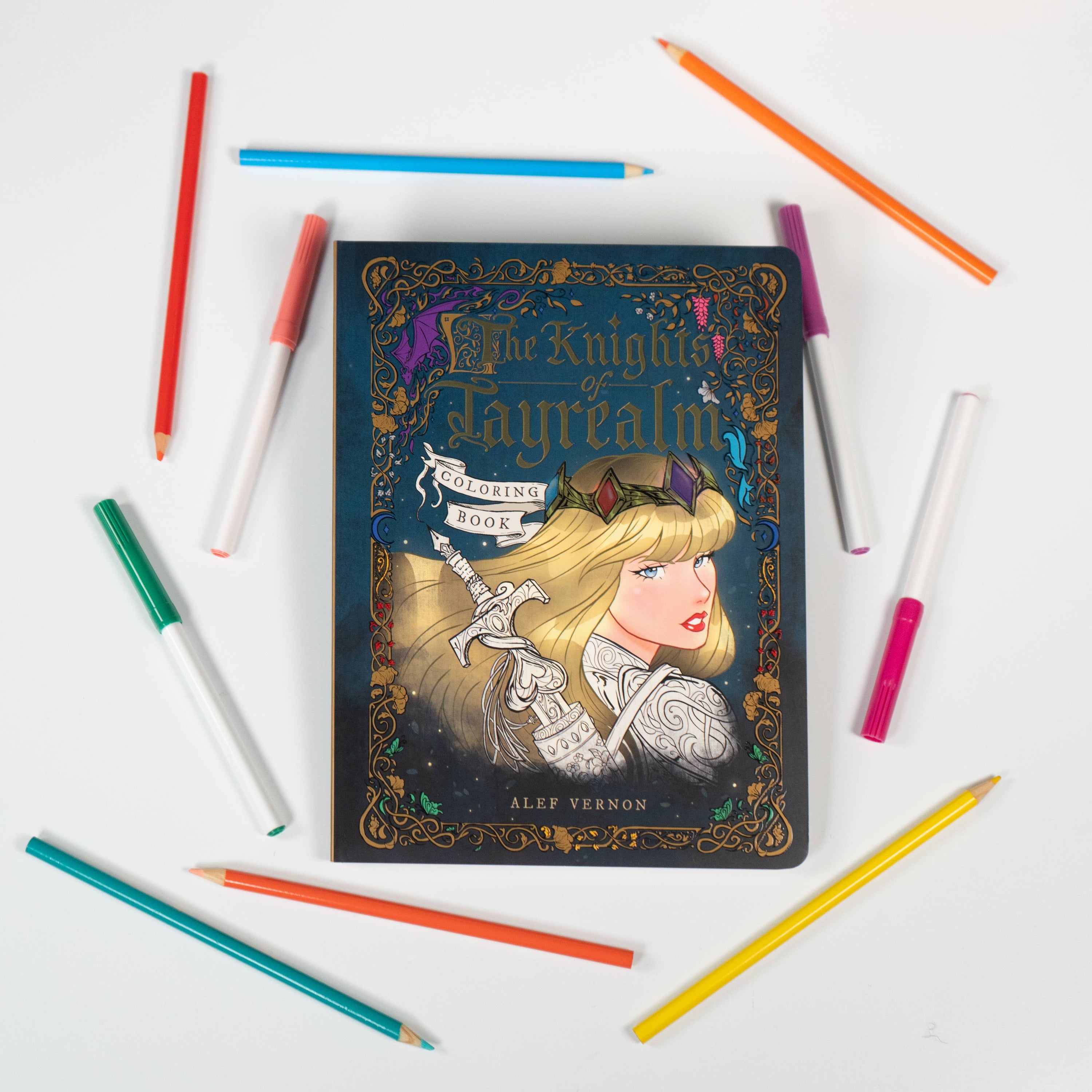The Knights of Tayrealm Coloring Book