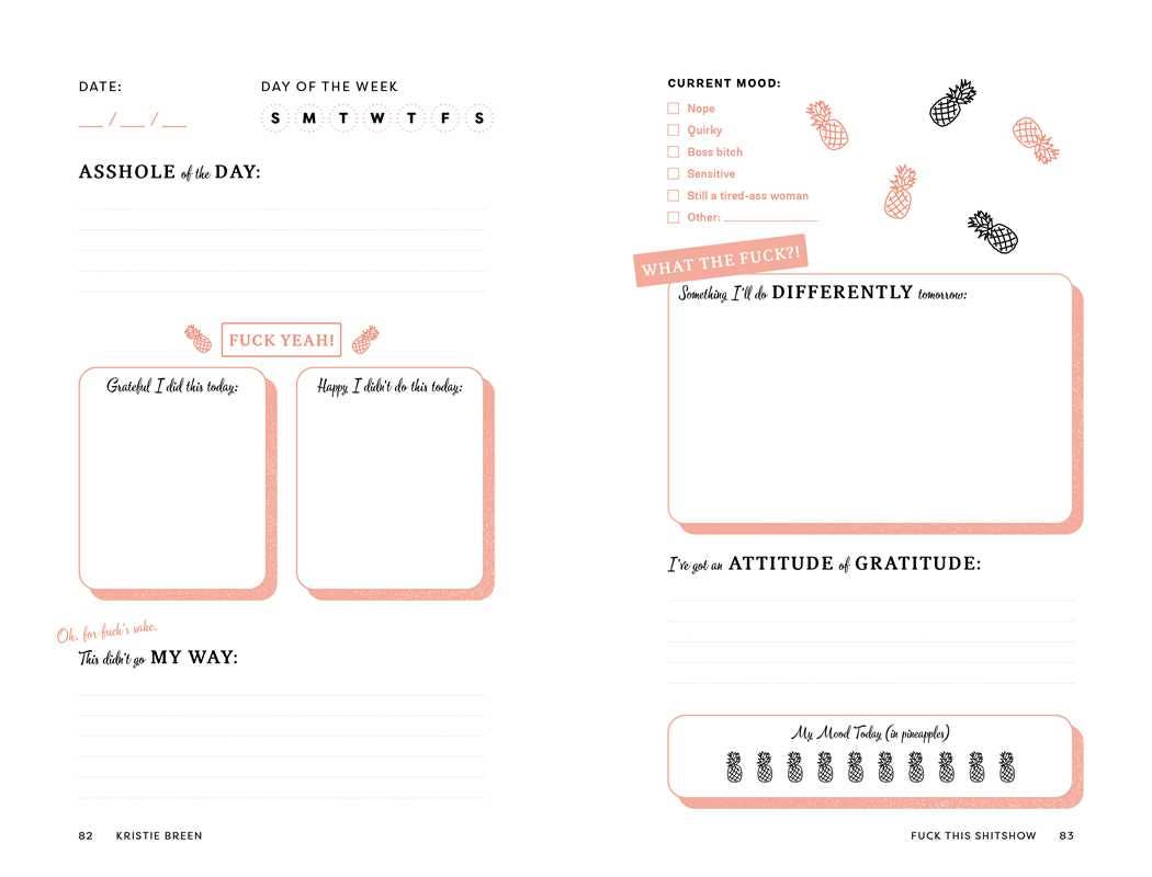 Fuck This Shitshow: A Gratitude Journal for Tired-Ass Women, Revised and Updated