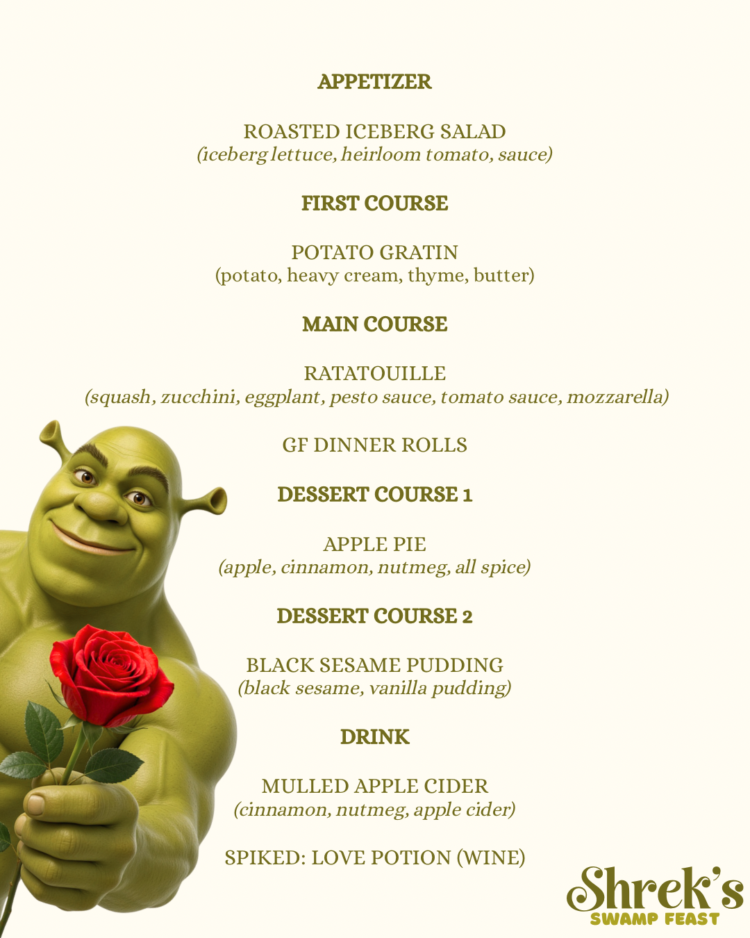 Shrek’s Swamp Feast