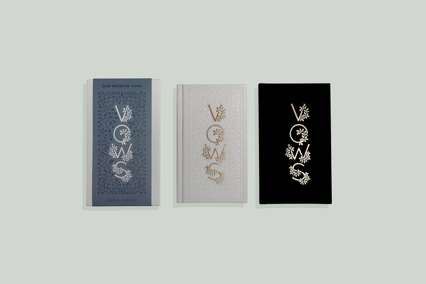Our Wedding Vows: A Set of Heirloom-Quality Vow Books with Foil Accents and Hand-Drawn Illustrations (Heirloom Story Books and Guided Journals)