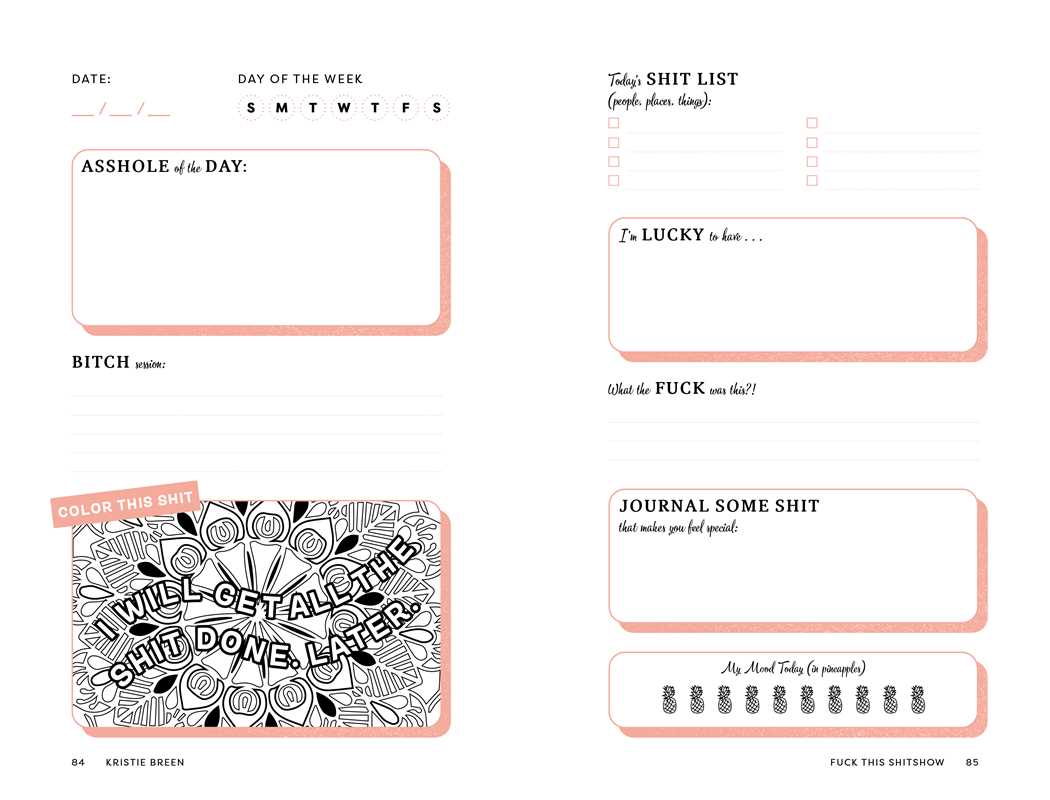 Fuck This Shitshow: A Gratitude Journal for Tired-Ass Women, Revised and Updated