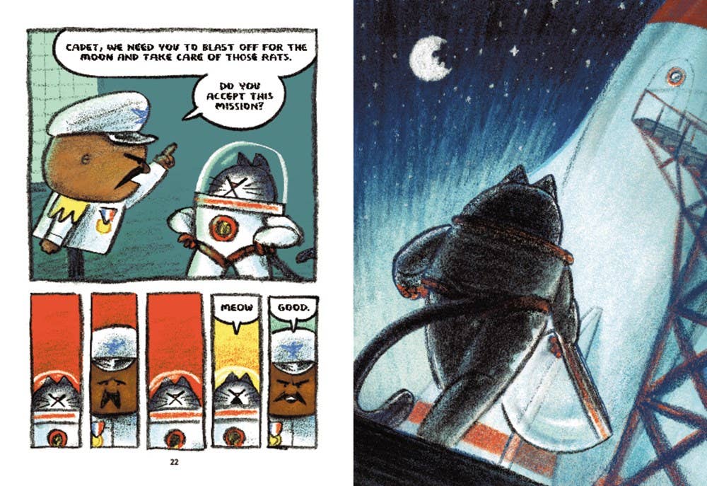 The First Cat in Space Ate Pizza Graphic Novel: 1