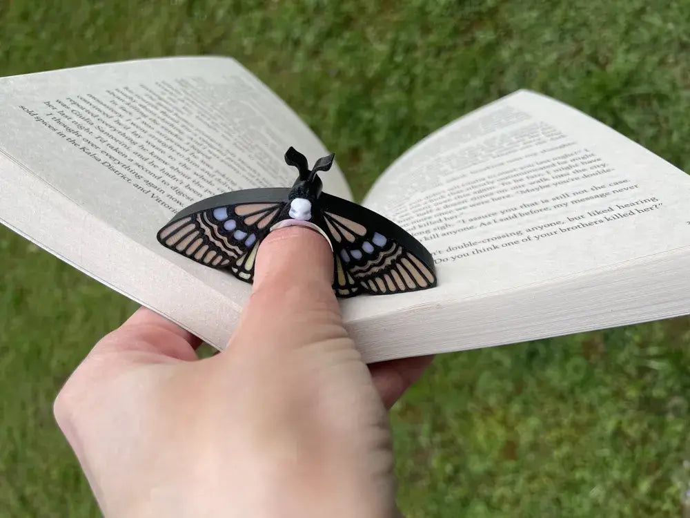 Death’s-head Hawkmoth Page HolderFantasy Book Accessory