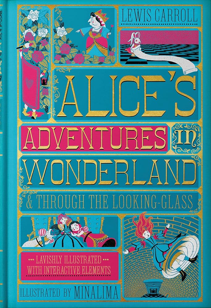 Alice's Adventures in Wonderland (MinaLima Edition): (Illustrated with Interactive Elements) cover image