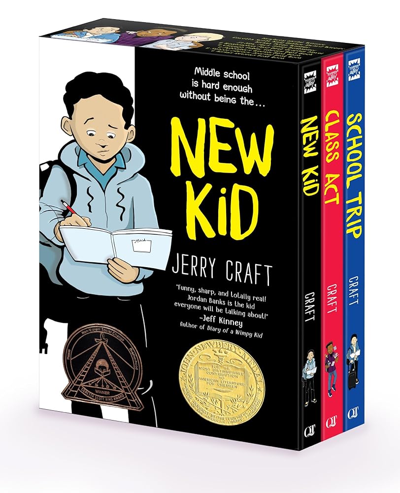 New Kid 3-Book Box Set: New Kid, Class Act, School Trip cover image