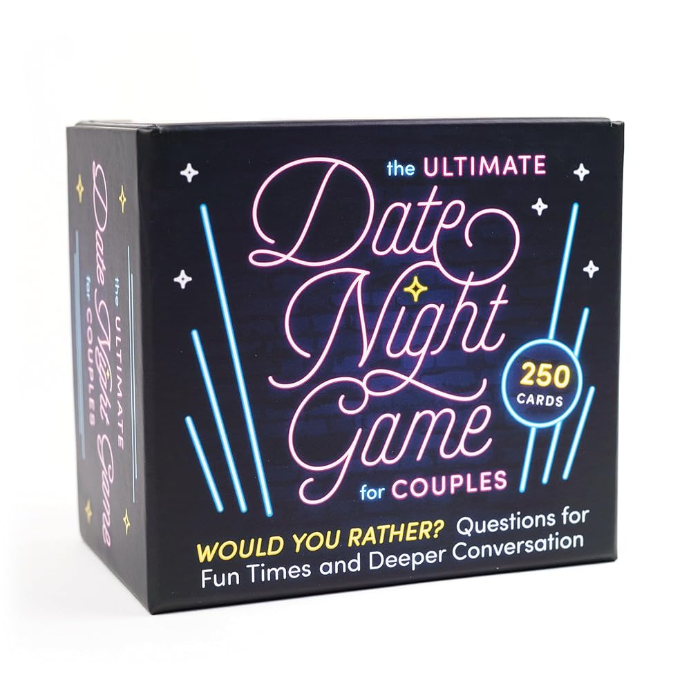 The Ultimate Date Night Game for Couples: Would You Rather? Questions for Fun Times and Deeper Conversation (Card Games for Couples) cover image