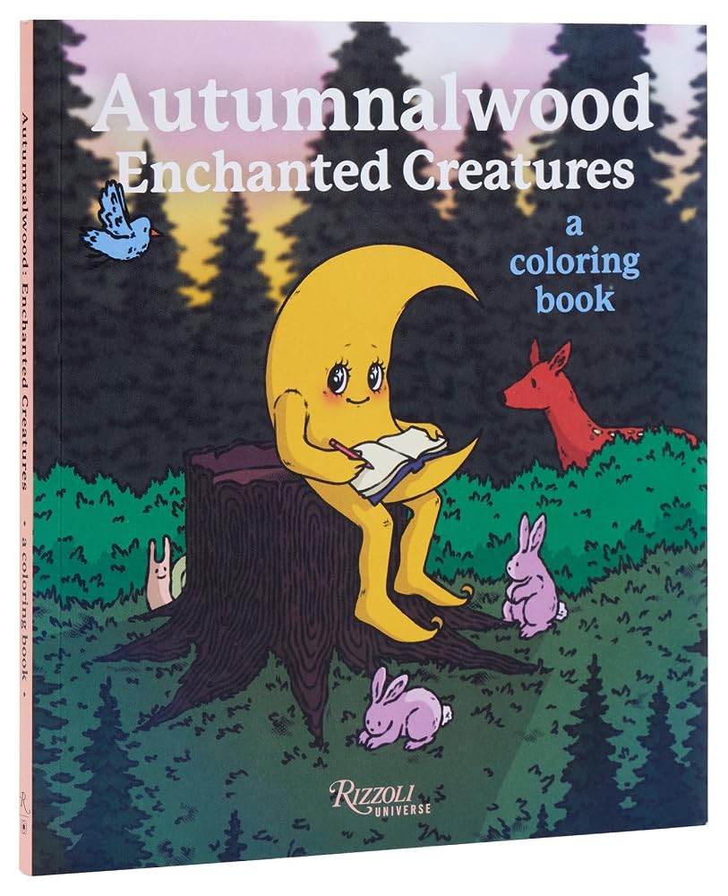 Autumnalwood: Enchanted Creatures: A Coloring Book cover image