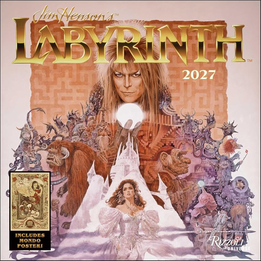 Jim Henson's Labyrinth 2027 Wall Calendar cover image