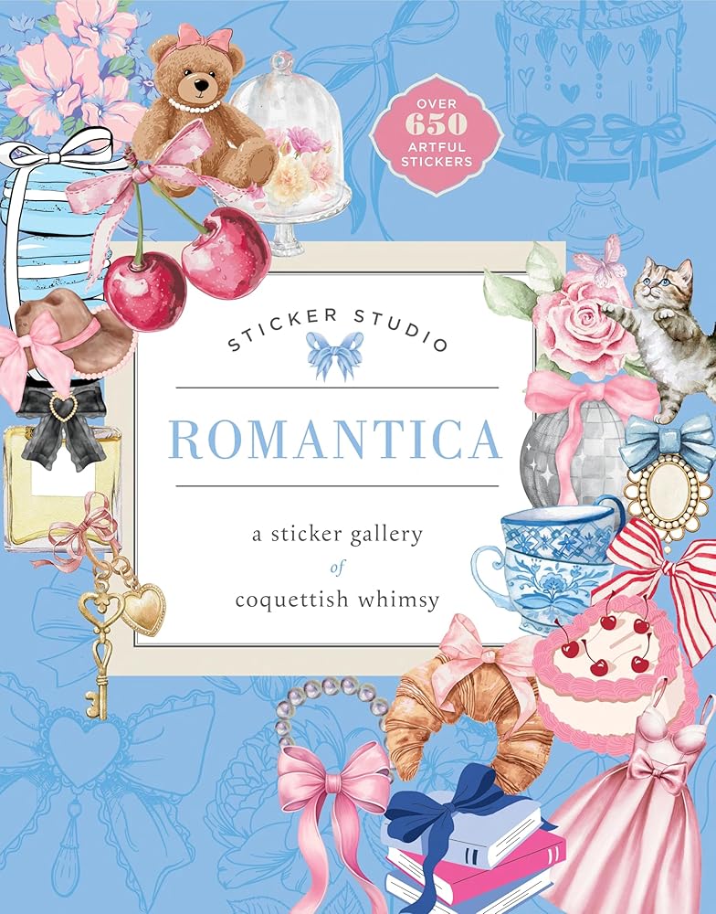 Sticker Studio: Romantica: A Sticker Gallery of Coquettish Whimsy cover image