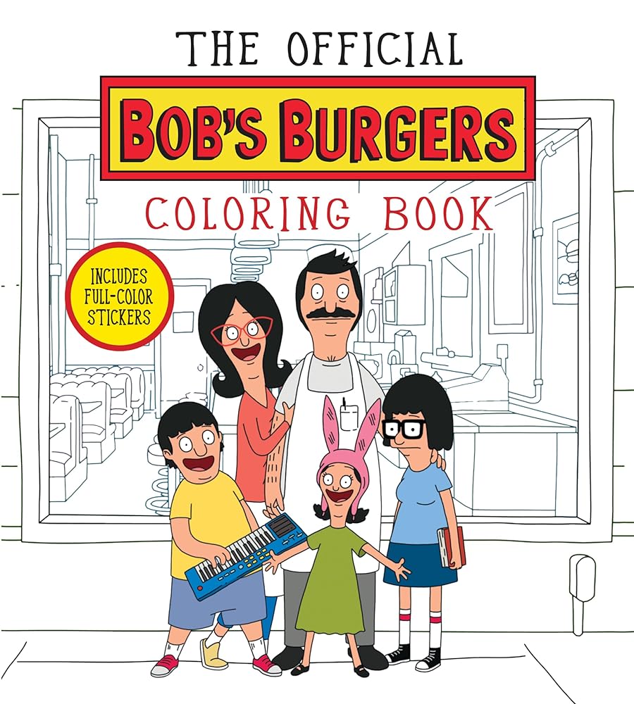 The Official Bob's Burgers Coloring Book cover image