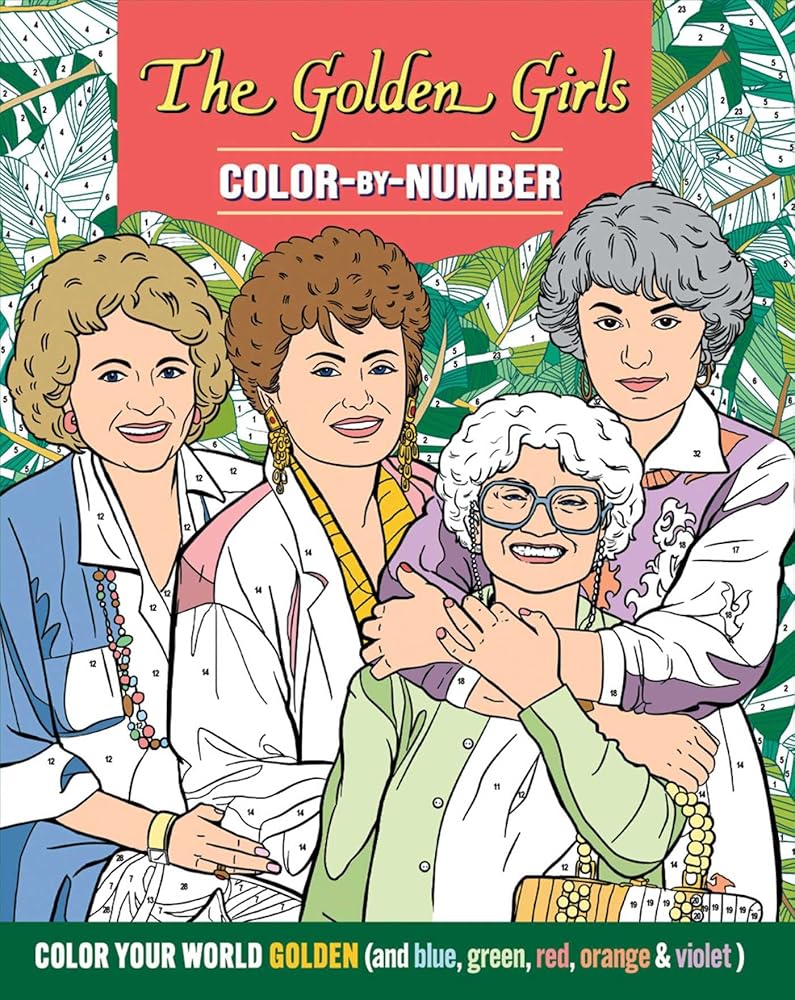 The Golden Girls Color-by-Number cover image