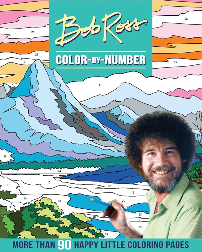 Bob Ross Color-By-Number cover image