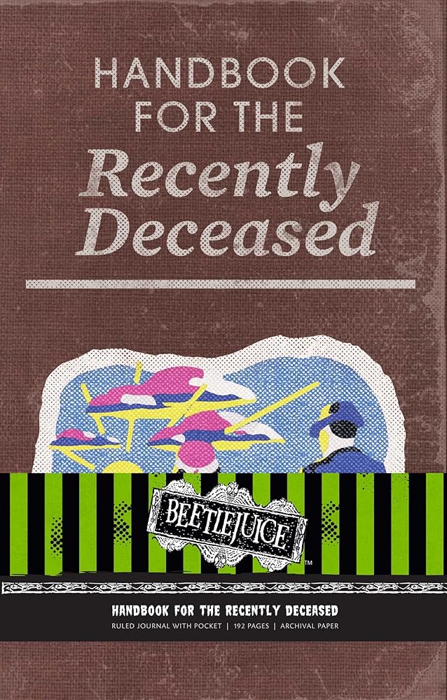 Beetlejuice: Handbook for the Recently Deceased Hardcover Ruled Journal cover image