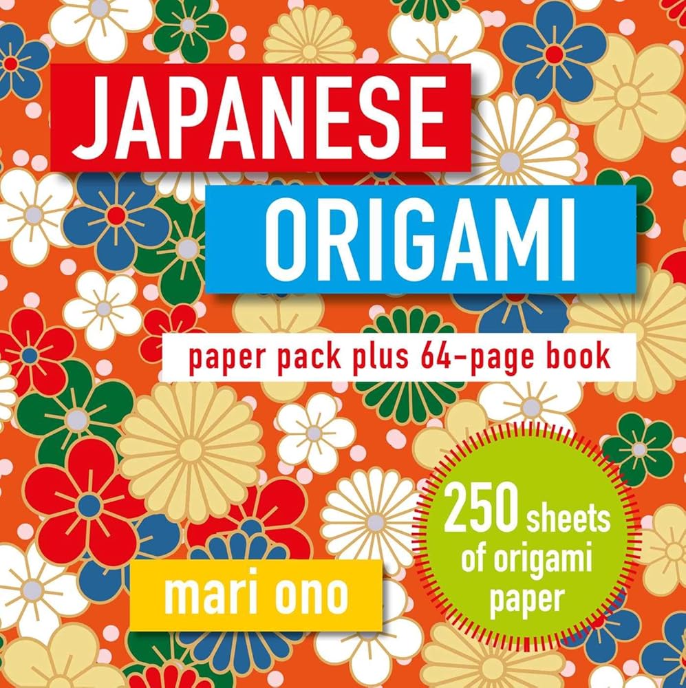 Japanese Origami: Paper block plus 64-page book cover image