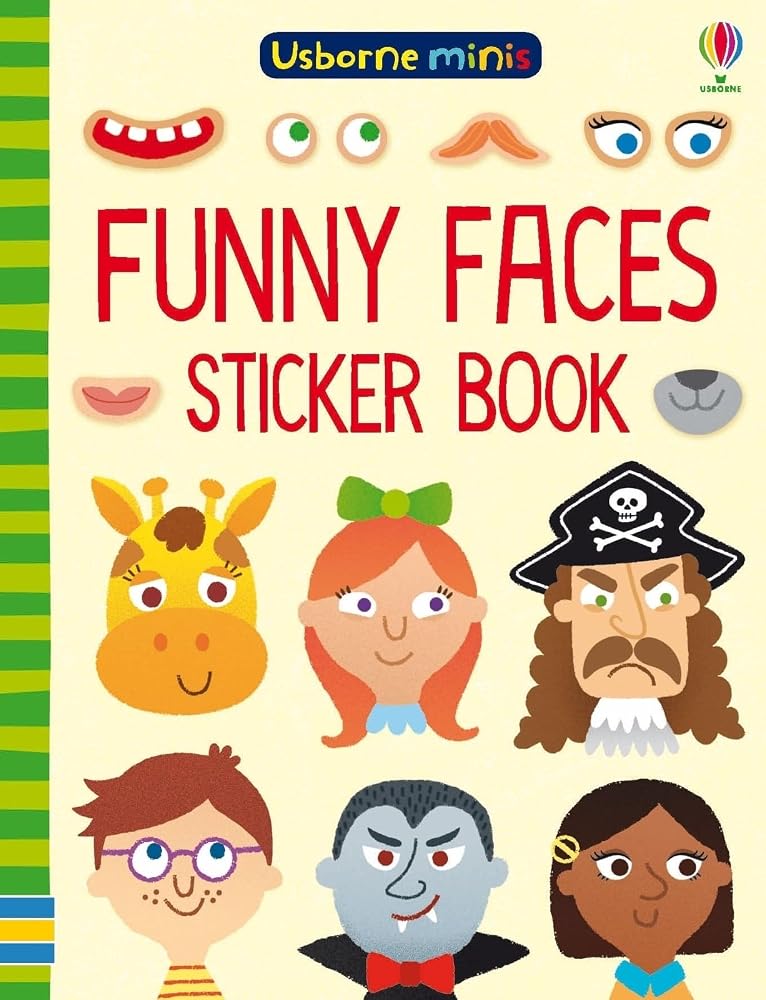 Funny Faces Sticker Book cover image