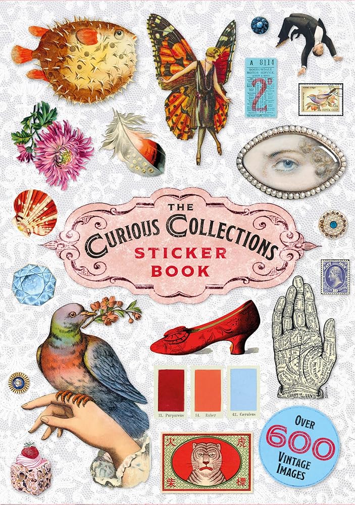 The Curious Collections Sticker Book cover image