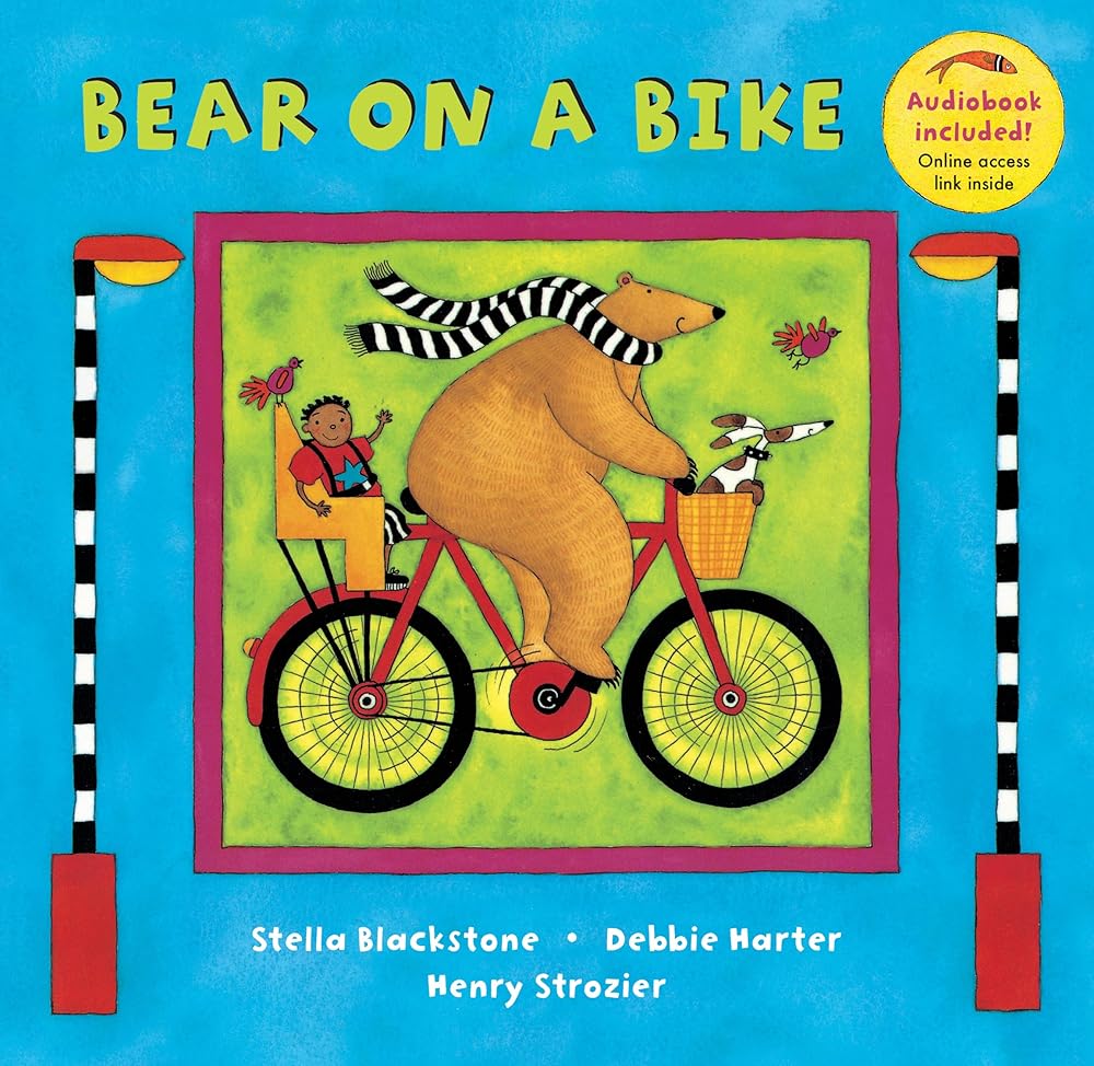 Barefoot Books Bear on a Bike cover image