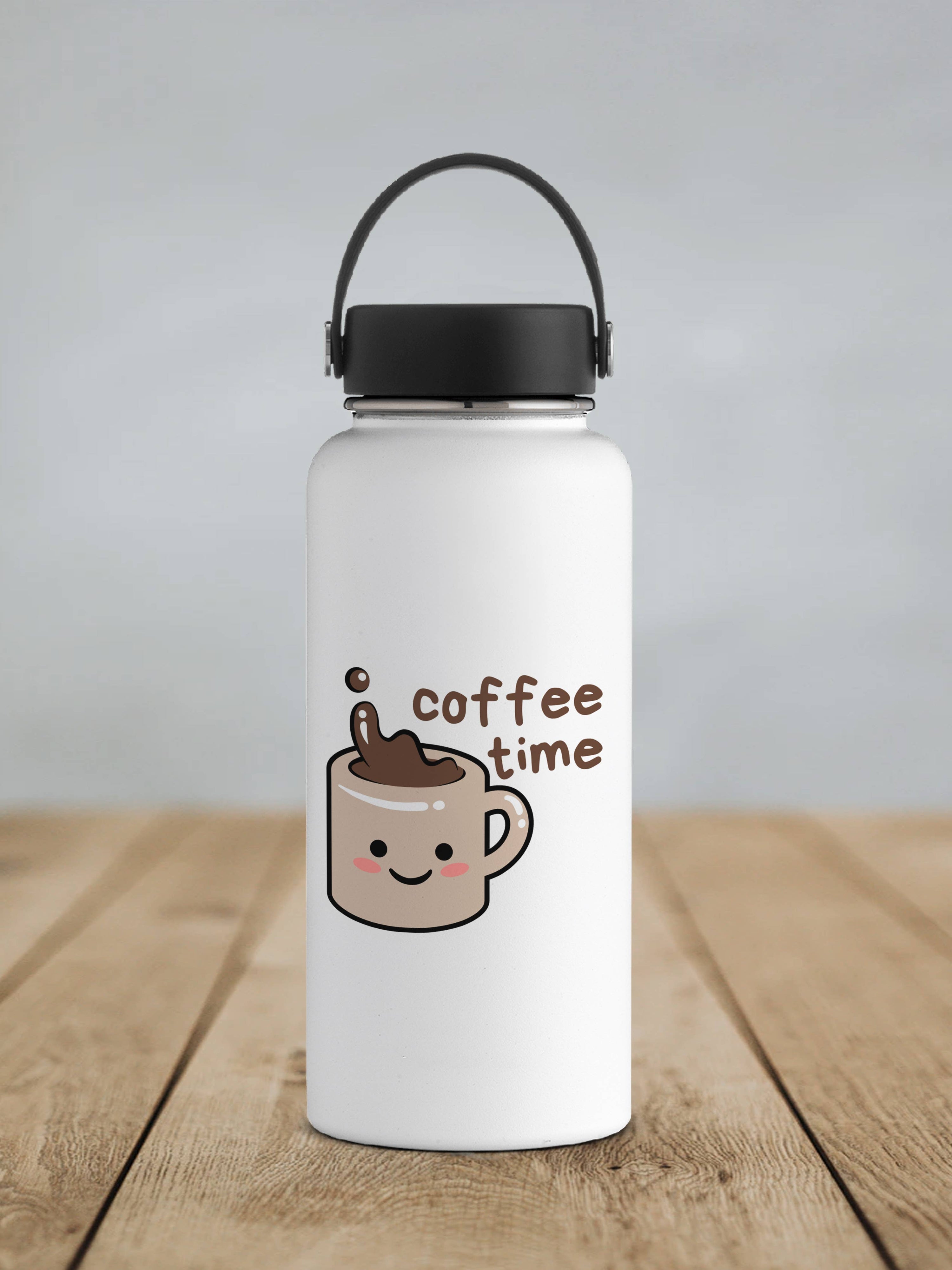 Cute Coffee Time Sticker
