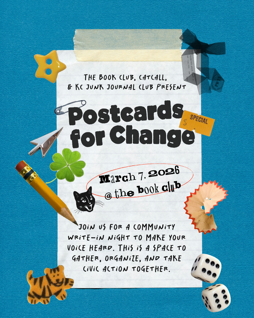 Postcards for Change (Free Event)