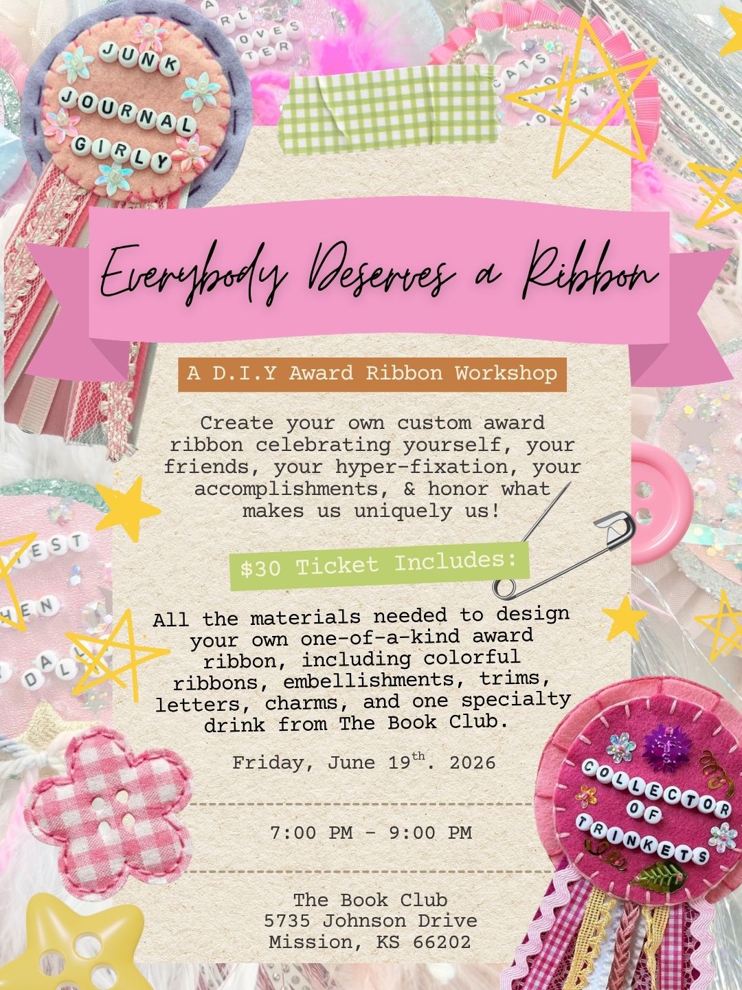 D.I.Y Award Ribbon Workshop