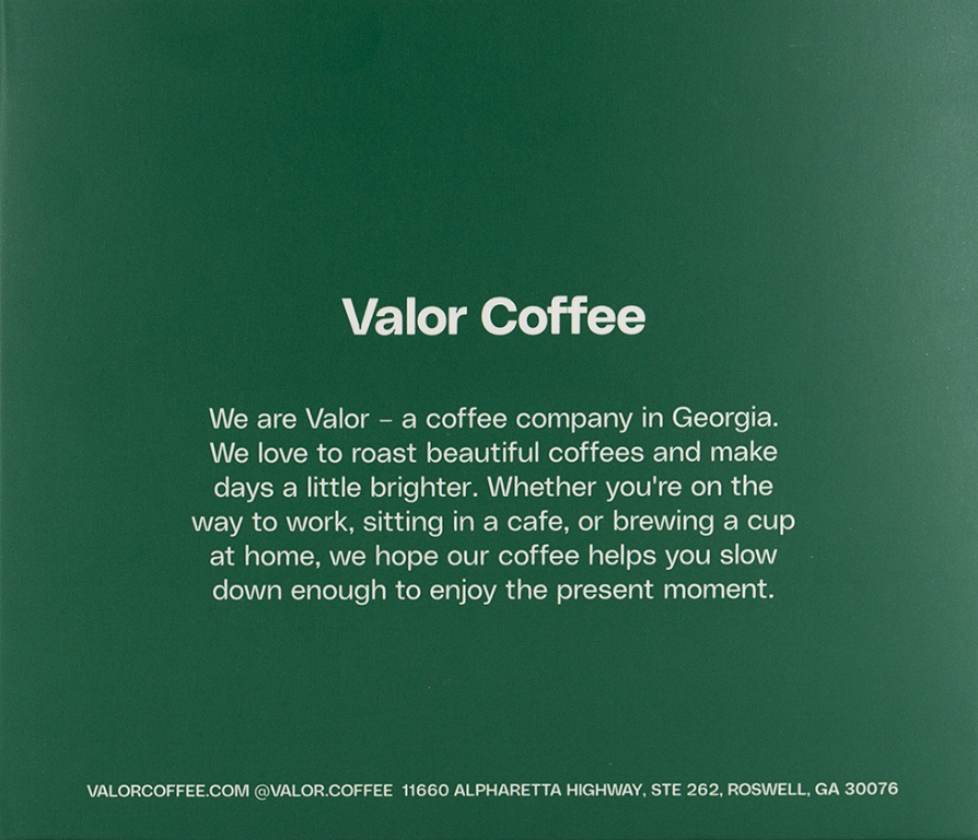 Nicaragua Plum Sauce Whole Bean Coffee 10oz by Valor Coffee