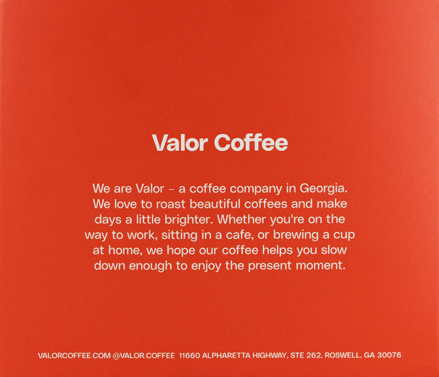 Sebastian Ramirez Carbonic Maceration Whole Bean Coffee 10oz by Valor Coffee