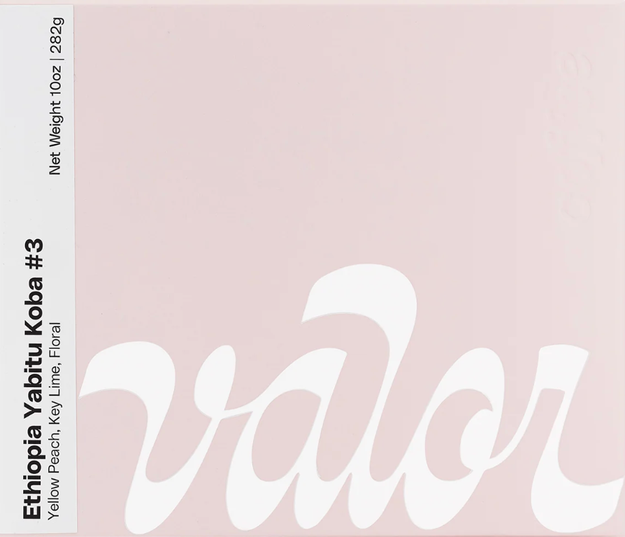 Ethiopia Yabitu Koba #3 Whole Bean Coffee 10oz by Valor Coffee