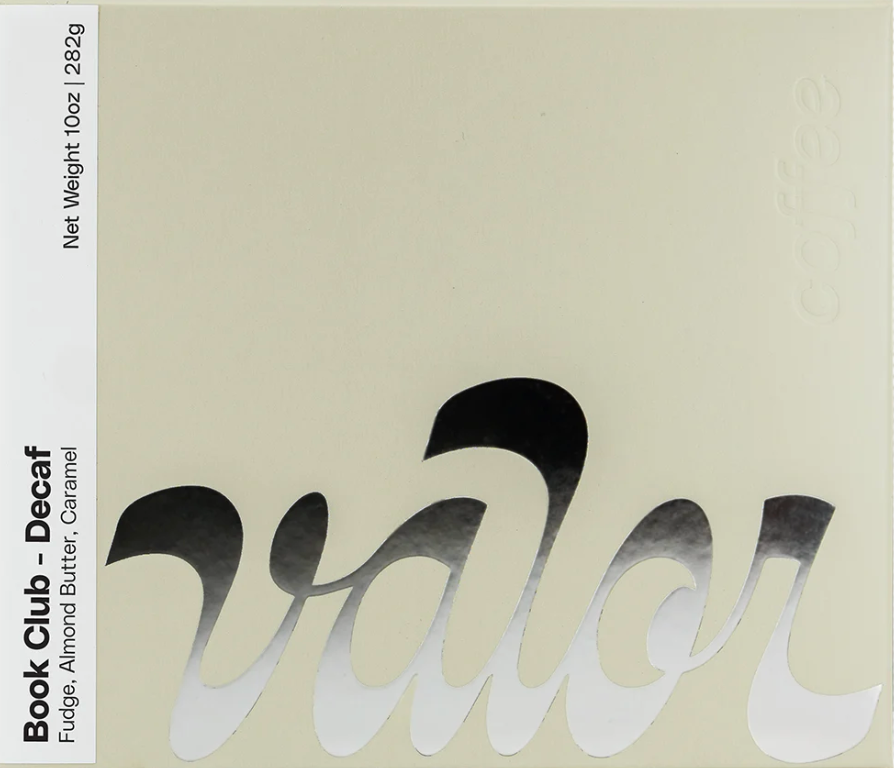 Book Club Decaf Whole Bean Coffee 10oz by Valor Coffee