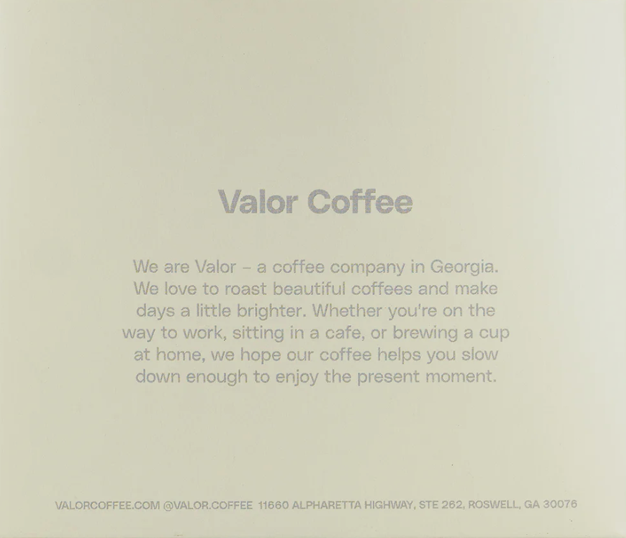 Book Club Decaf Whole Bean Coffee 10oz by Valor Coffee