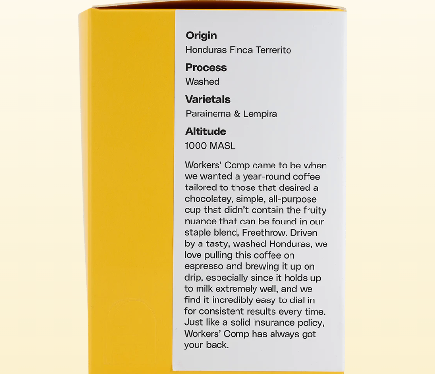 Workers' Comp Whole Bean Coffee 10oz by Valor Coffee