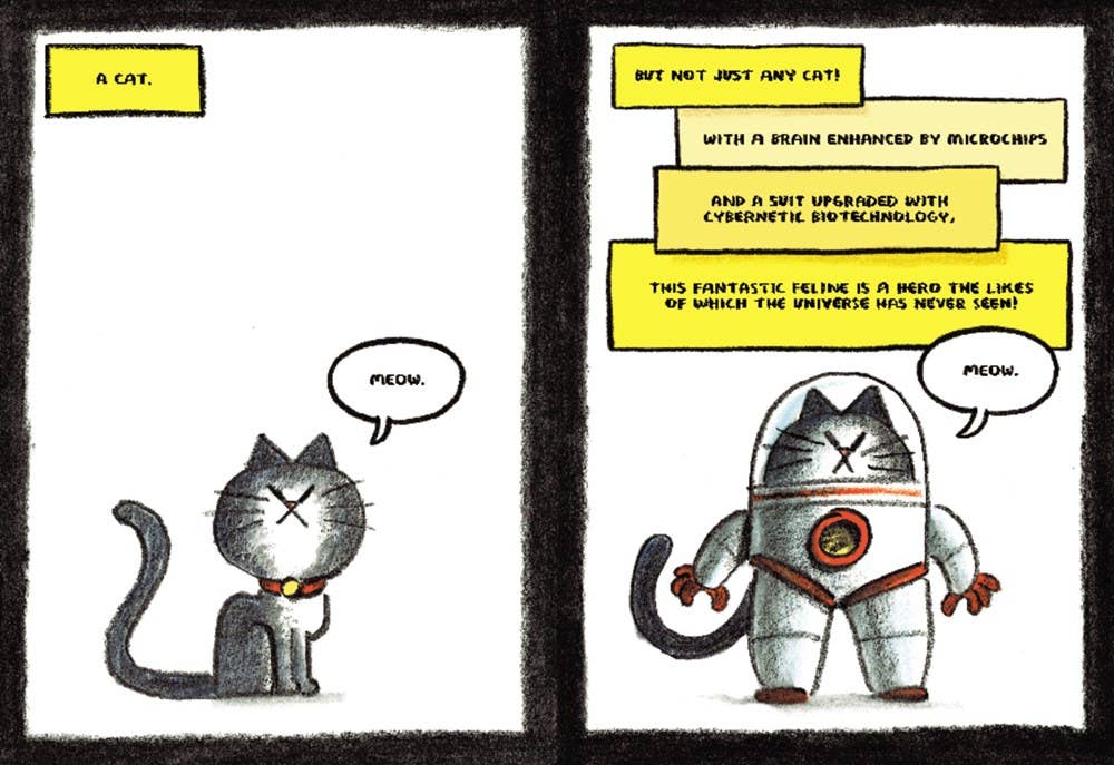 The First Cat in Space Ate Pizza Graphic Novel: 1