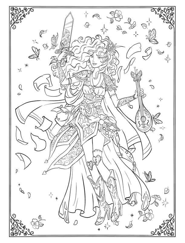 The Knights of Tayrealm Coloring Book