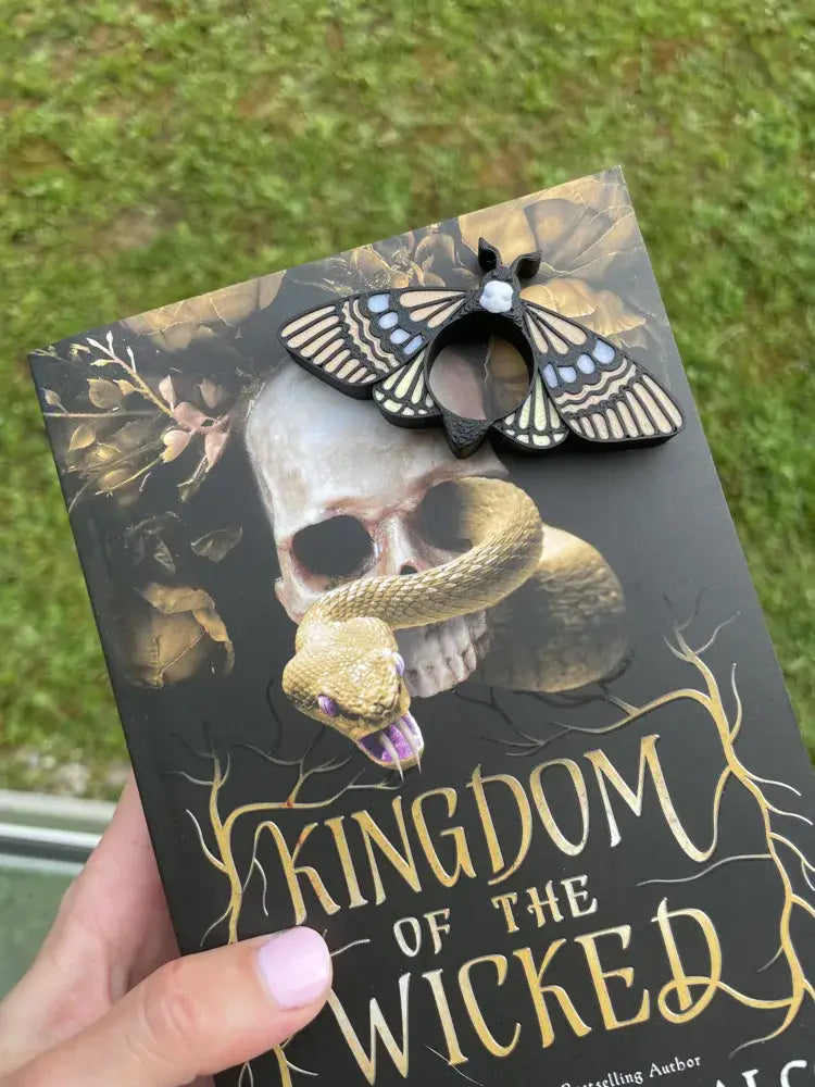 Death’s-head Hawkmoth Page HolderFantasy Book Accessory