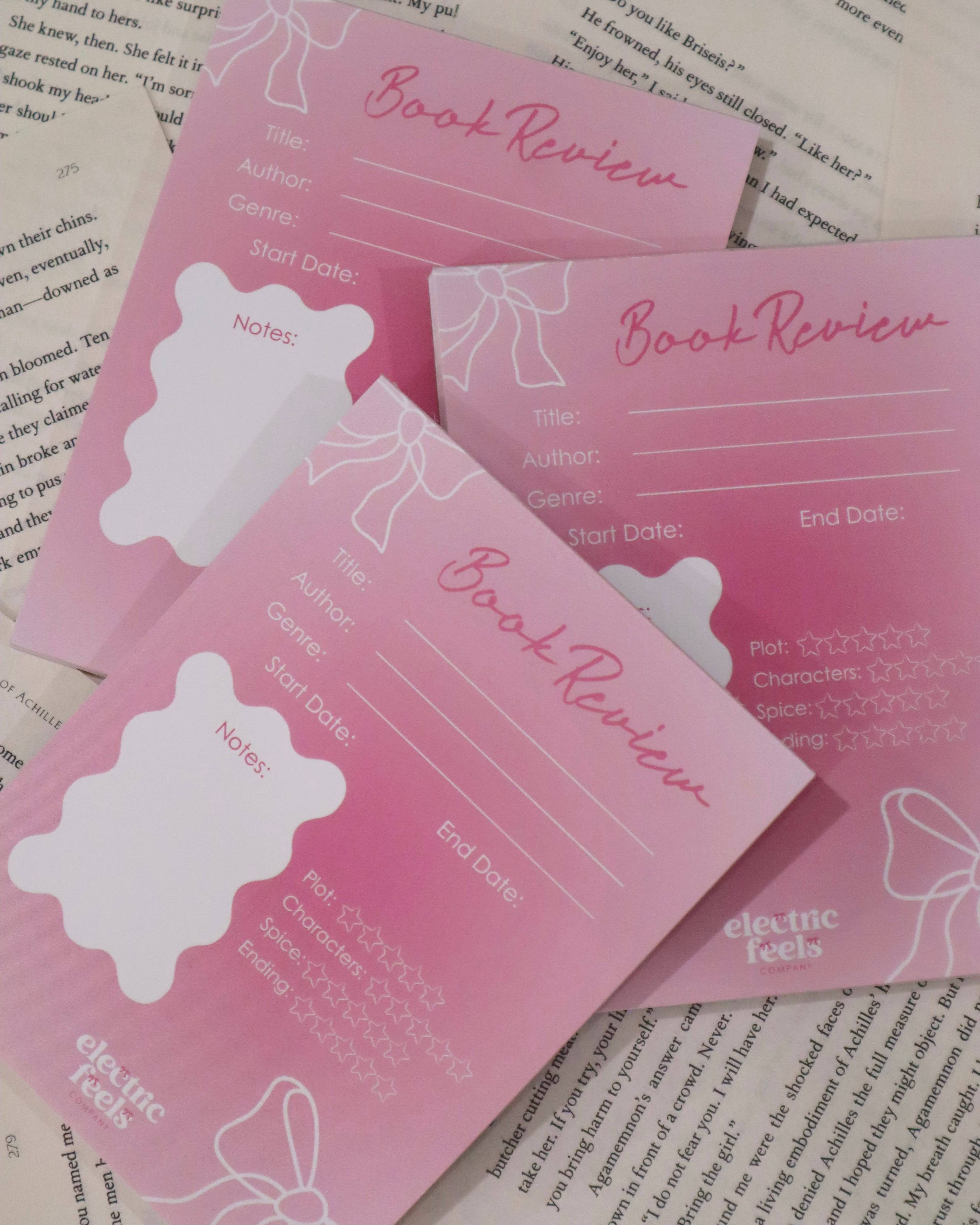 Book Review Notepad