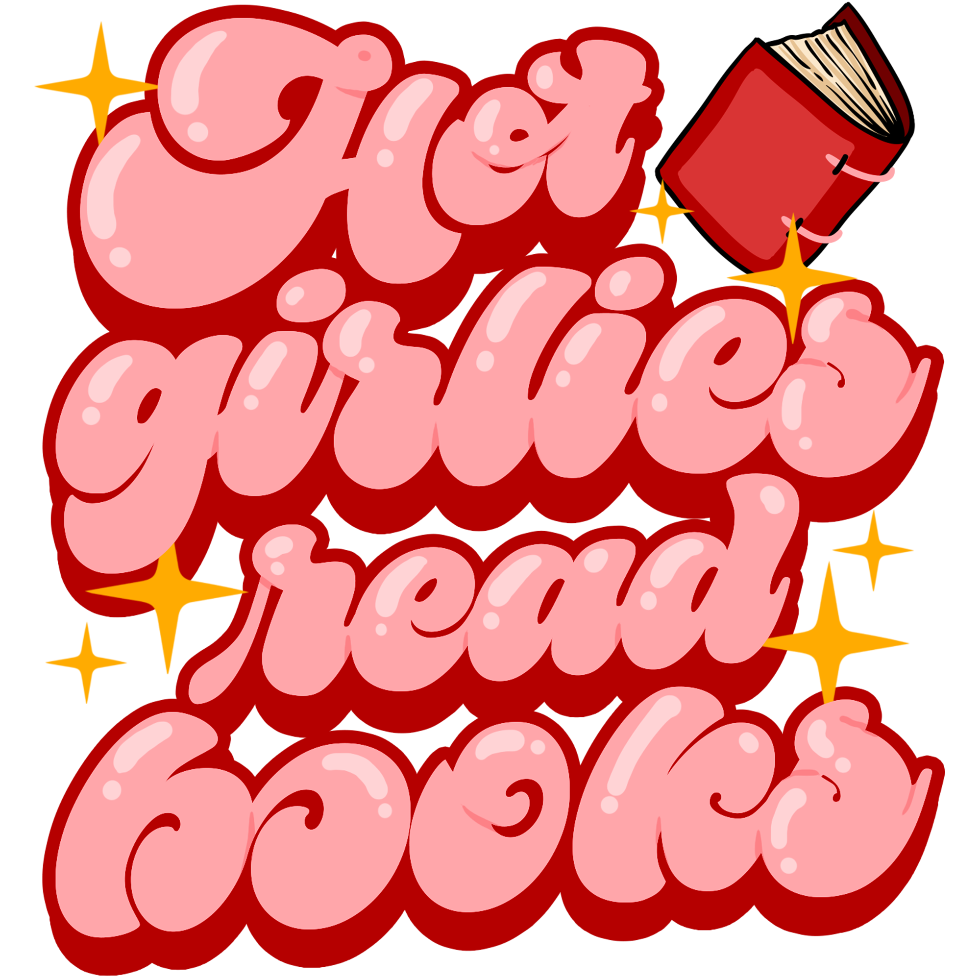 Hot Girlies Read Books Sticker