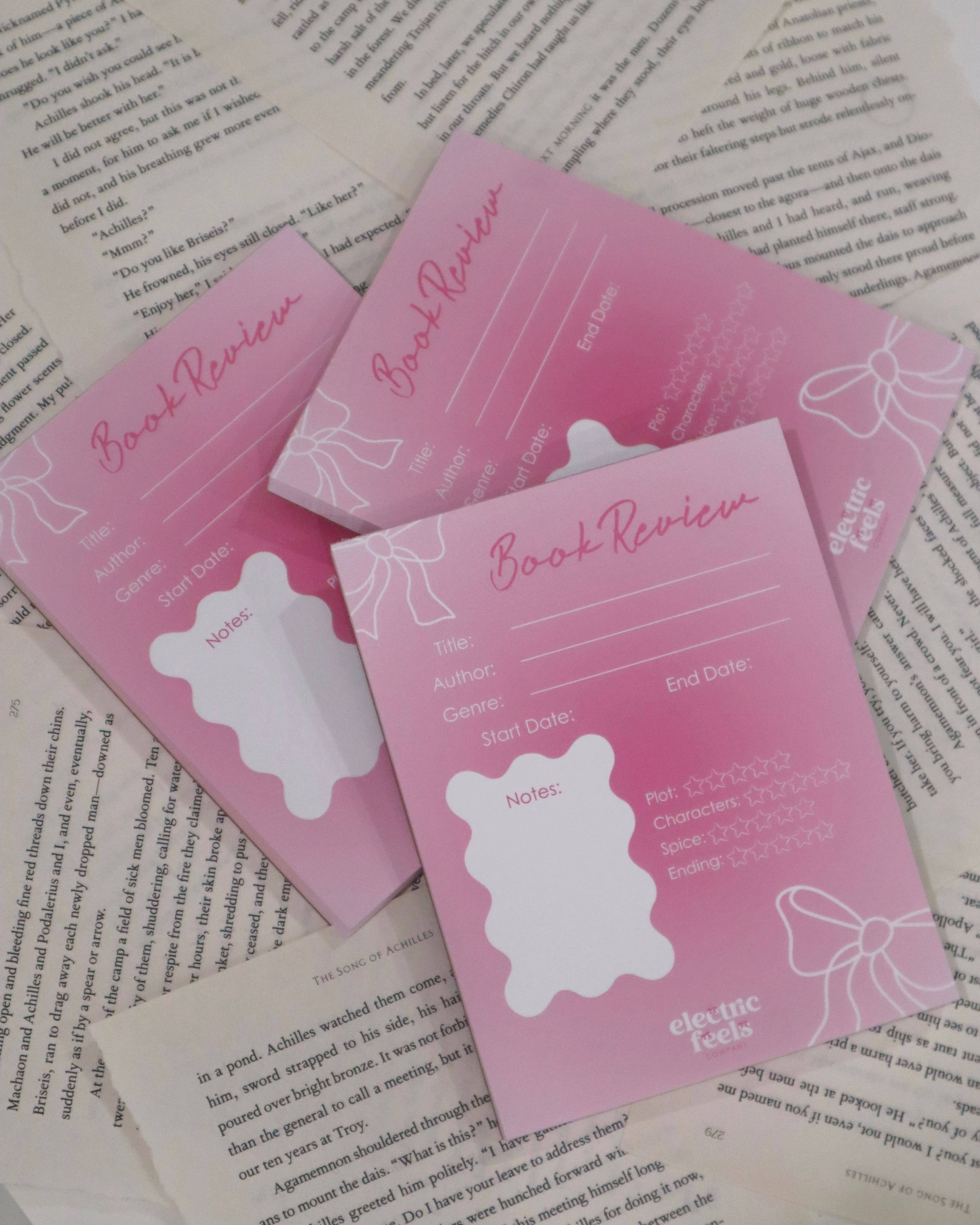 Book Review Notepad