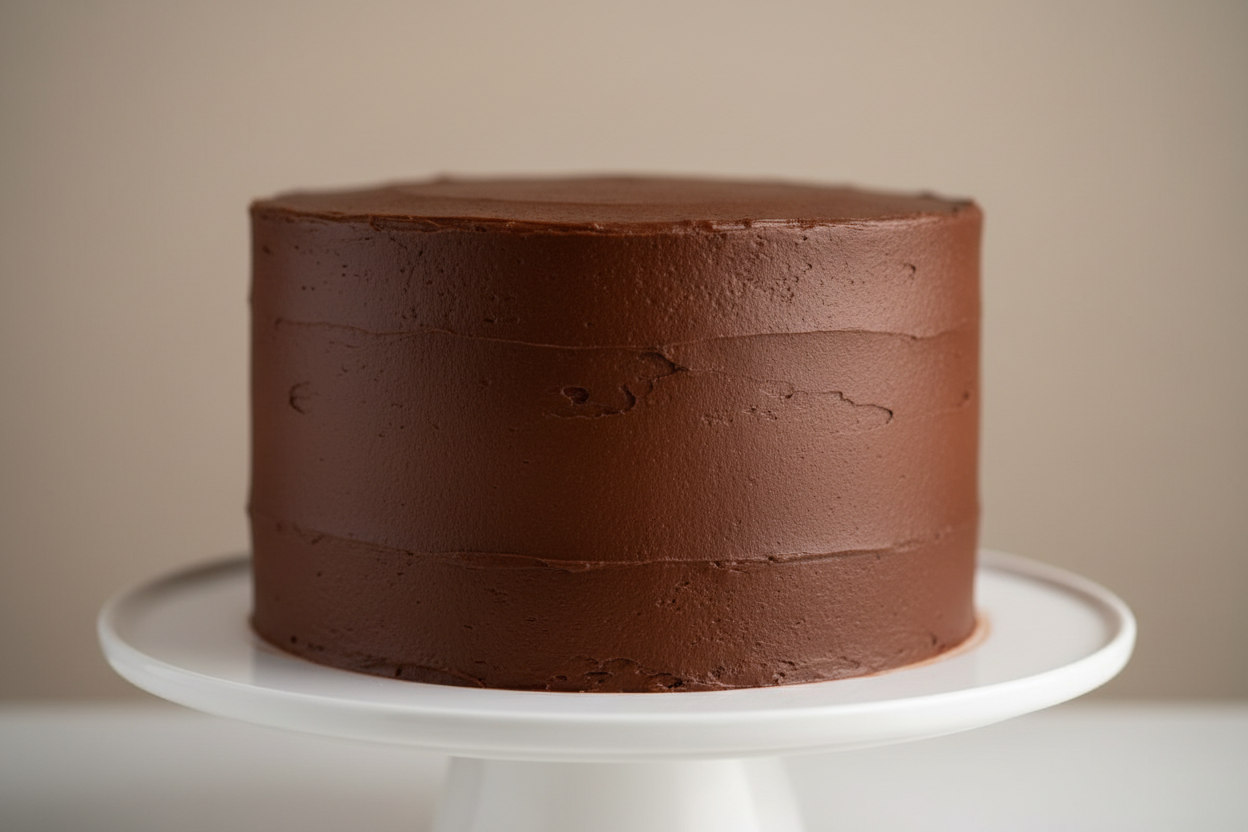 no naked sides. fully frosted